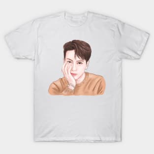 "Gaze of a King" - Digital Fanart of Jackson Wang from GOT7 with a powerful gaze T-Shirt